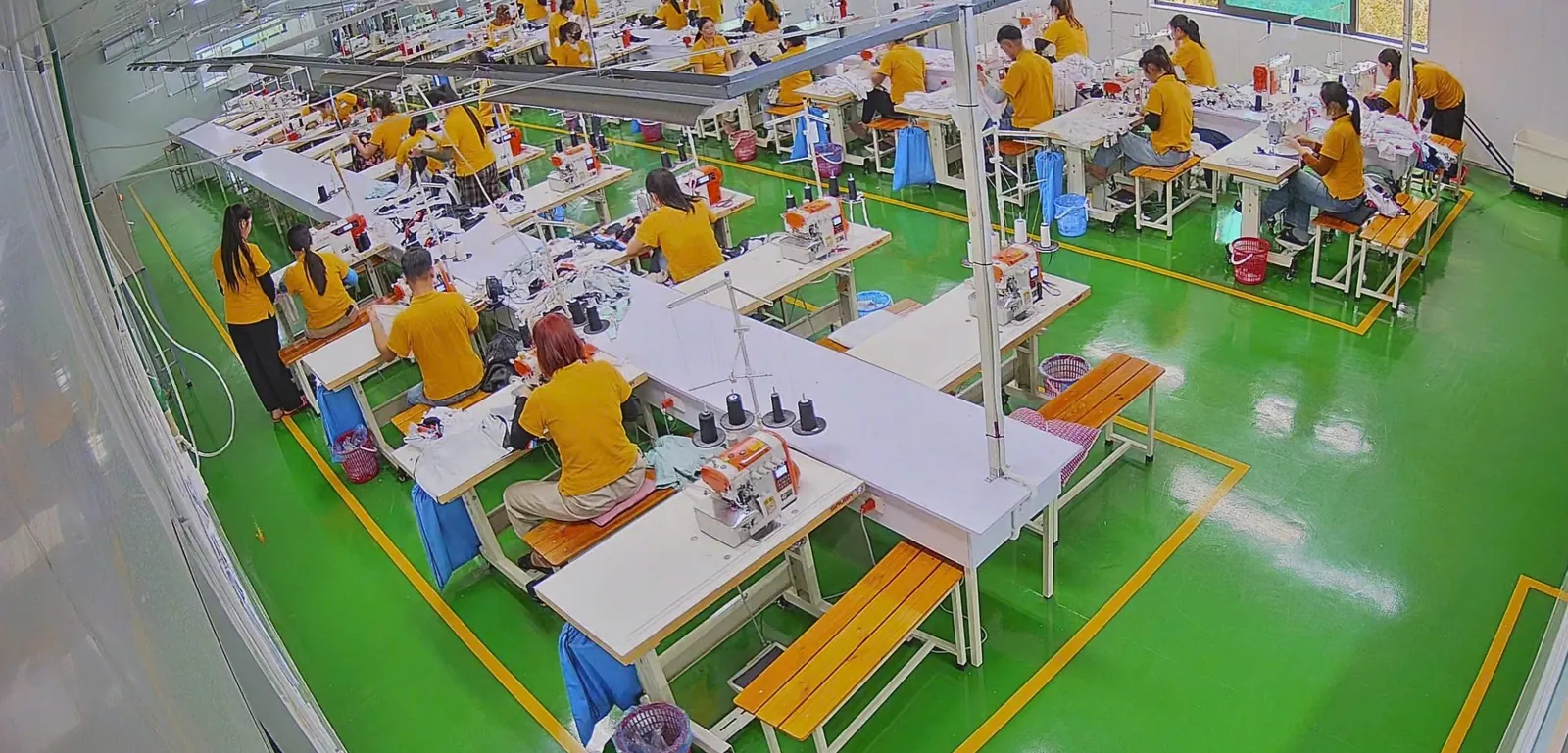 Xưởng may và đội ngũ Onos tại Thái Nguyên